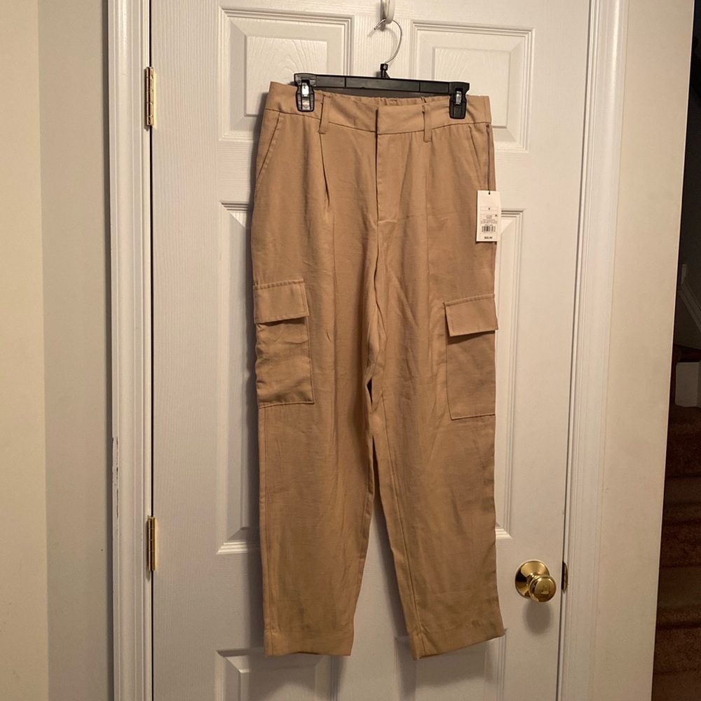 A New Day Tan Cargo Pants…size 8